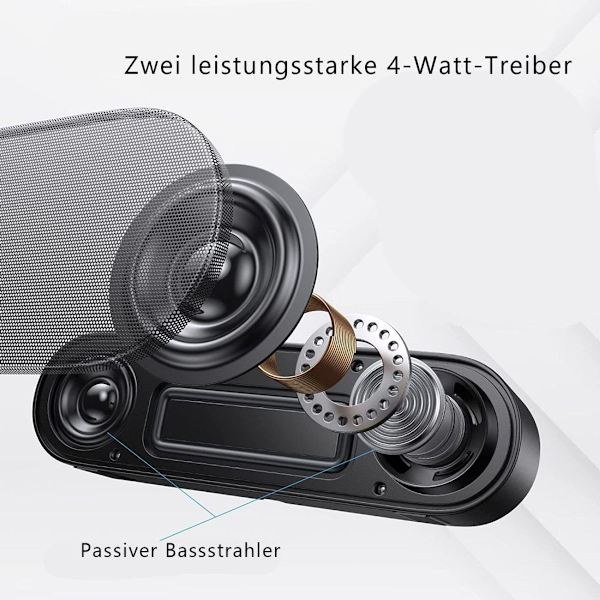 PC-högtalare, USB-bärbar datorhögtalare Mini Soundbar med 3D KLB