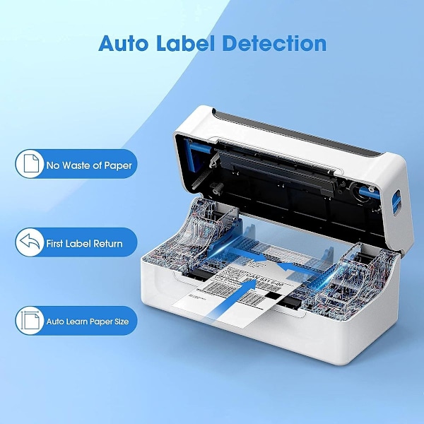 Etiketprinter, 4x6 skrivebords etiket stregkodeprinter med