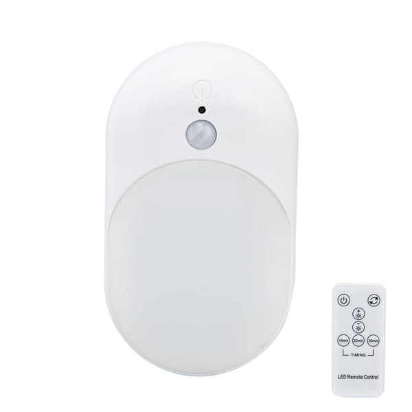 LED infrarød sensor nattlys, 7 knappers fjernkontroll KLB