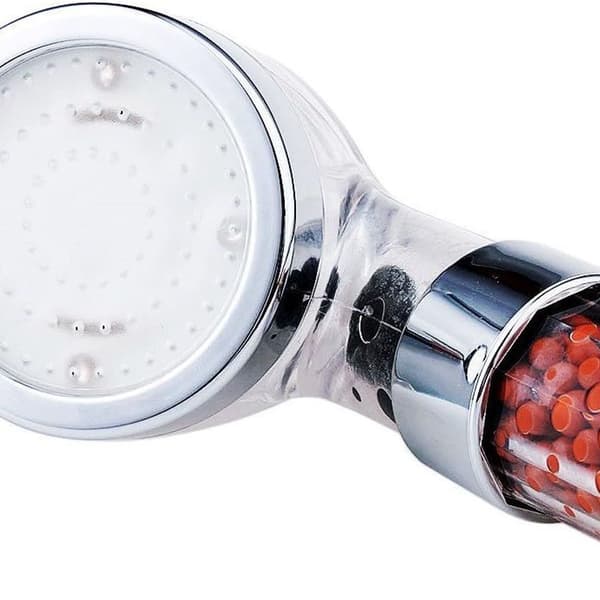 LED håndbruser 7-farvet automatisk filter skift filter vandbesparende
