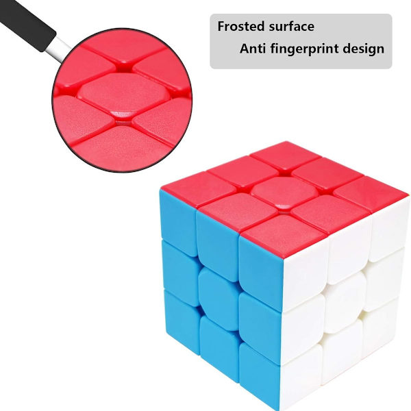 Magisk kub 3x3 3x3x3 Original Speed Stickerless Magic Cube Puzzle Magical KLB