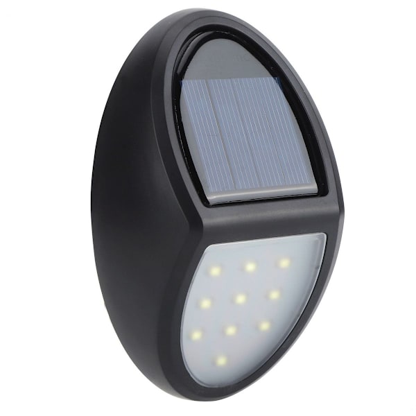 10 LED-chips vattentät solcellsladdad utomhusvägglampa KLB