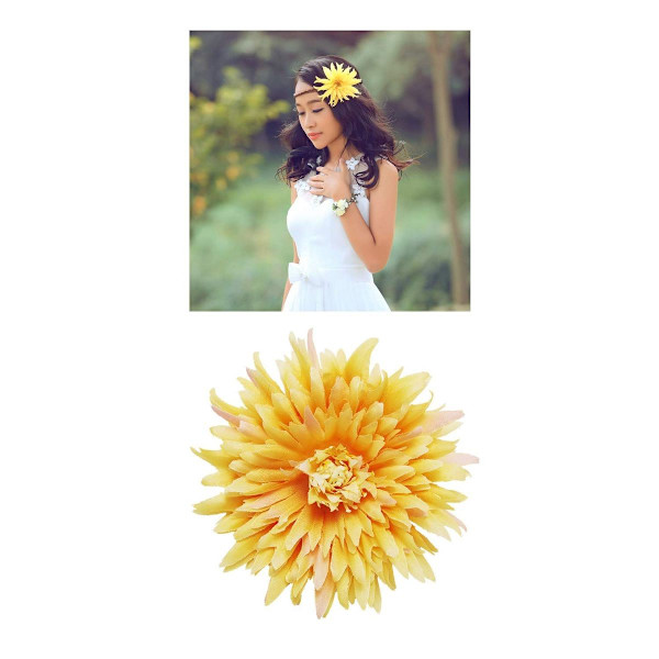 Paket med konstgjorda sidenblommor Gerbera Krysantem Daisy Solros KLB