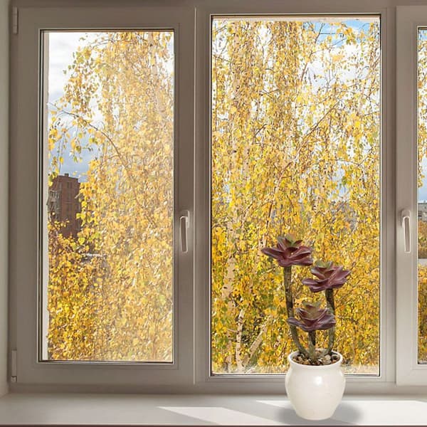 Pakke med 2 simulerte sukkulenter bonsai kunstige sukkulenter