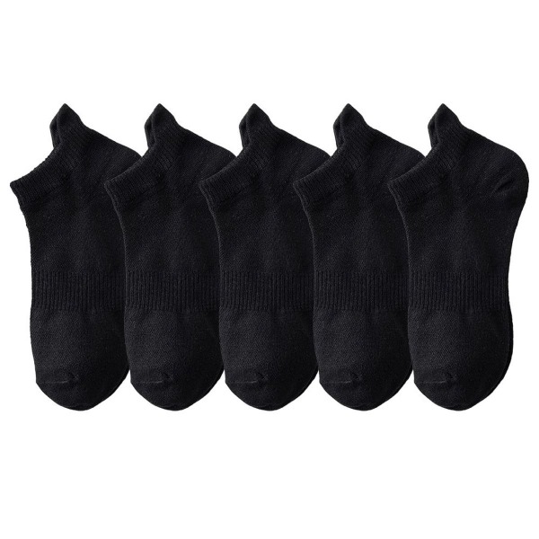 Sockar herrstrumpor vår och sommar mesh andas enfärgad svart KLB