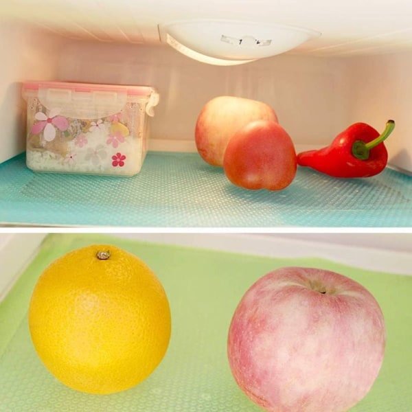 N/ A" 9 kylskåpsmattor. Ta bort antibakteriell fukt från mattor