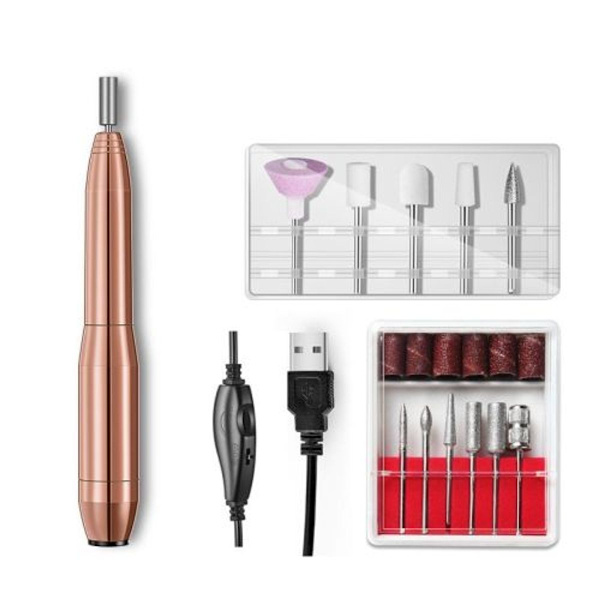 Aluminiumslegering neglesliper USB elektrisk neglfjerner gel sliper