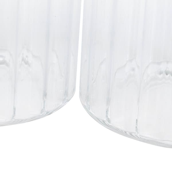 Pakke med 3 glas med kuglepropper, transparent forsegling, opbevaring KLB