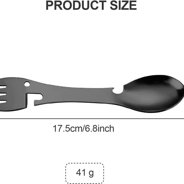 5 i 1 rostfritt stål picknickset