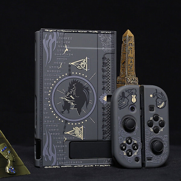 Skyddande fodral för Nintendo Switch-konsol med speltema