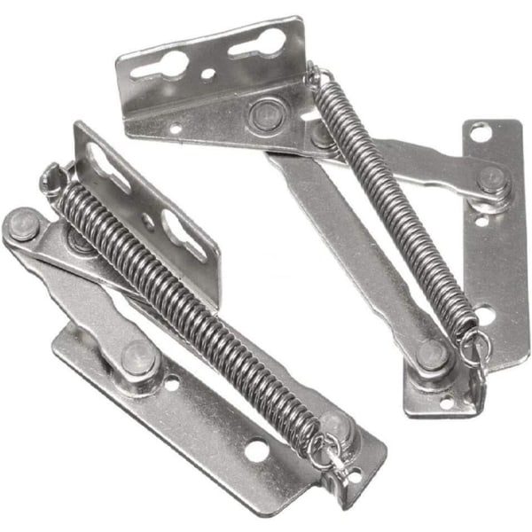 80 Degree Cabinet Hinge Full Hinge Lid Furniture Base Spring Hinge,1 Pair Large