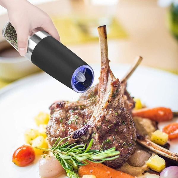 Salt- och pepparkvarn, elektrisk pepparkvarn, kryddkvarn, saltkvarn