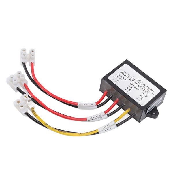 MPPT solcellecontroller 150W 10A lyssensitiv natbelastning KLB