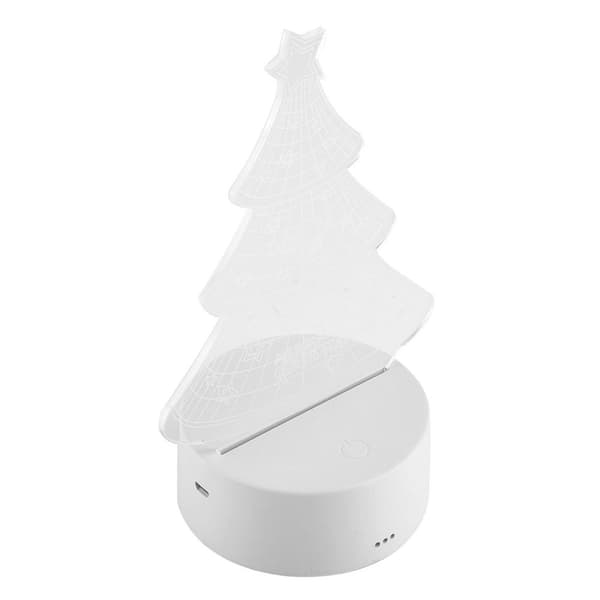 Sju-färgad lampbas, touch-switch, 3D akrylmönsterljus KLB