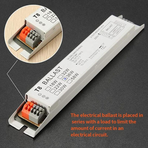 Elektronisk ballast, T8 lysstofrør ballast 2x36w lysstofrør spænding øjeblikkelig lysstart energibesparende lampe energibesparende lampe KLB