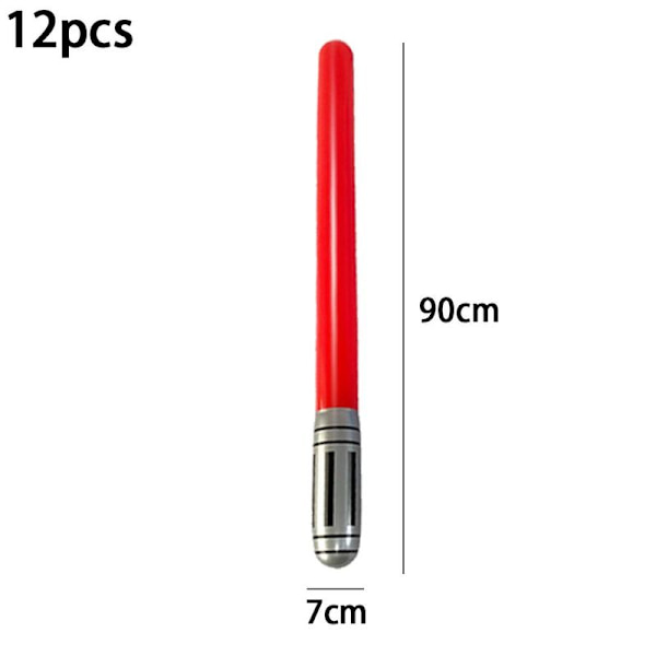 Oppustelig Army 12 Oppustelig Lightsaber Sværd Legetøj Fest Rød