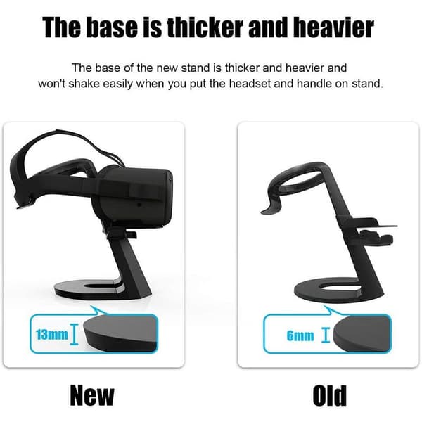 VR-hodesettstativ med spillkontrollerholder for Oculus Rift-hodesett