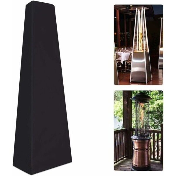 Høybelastbar terrassevarmertrekk, vanntett, 87 cm, for hagevarmer, pyramide terrassevarmer, stor trekant KLB