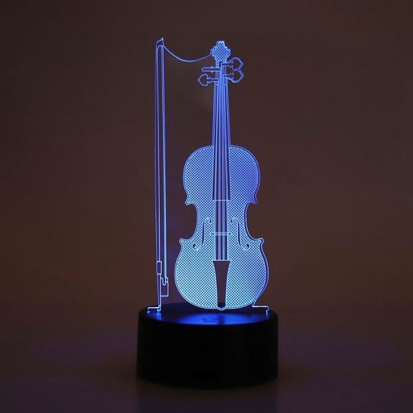Nattlys ABS baseholder cello form lampe touch KLB