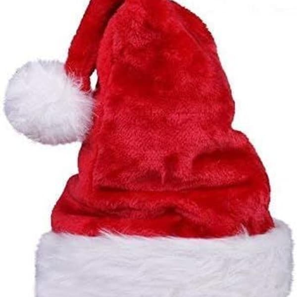 Julehatte til voksne, børn, plys julehatte, julehatte