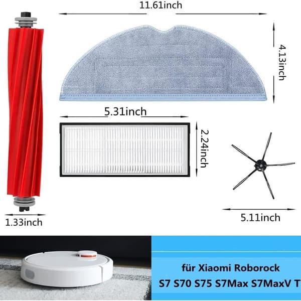 Reservedele til Xiaomi Roborock S7 S70 S75 S7Max S7Maxv T7s,2