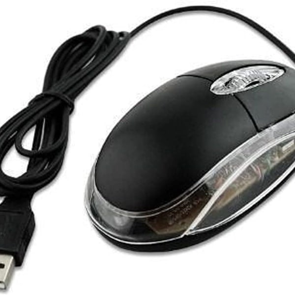 USB-musen er egnet for bærbare datamaskiner med kablede USB-datamaskiner