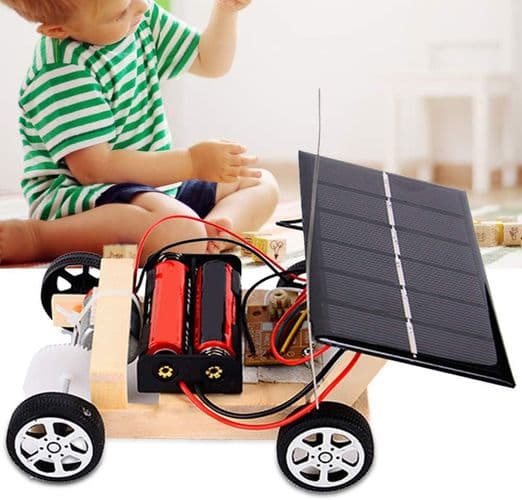 Bilmodellset, DIY Monterad Solcellsdriven RC-Leksak med El