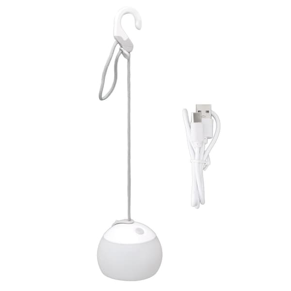 Campinglampe, USB-opladning, LED, 3 tilstande, varm hvid belysning KLB
