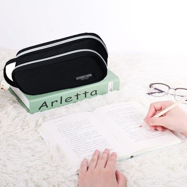 Pencil Case Pen Holder Pencil Bag Durable Large Capacity Shape4 KLB