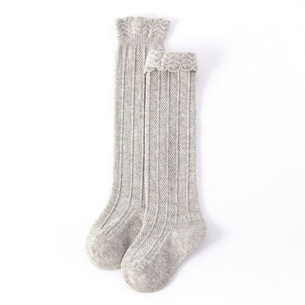 Knæhøje sokker til nyfødte, småbørn, ensartet længde, 1 til 3 år gammel KLB