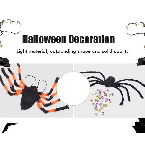 Halloween jättiläinen hämähäkki reppu, hämähäkki Halloween puku KLB