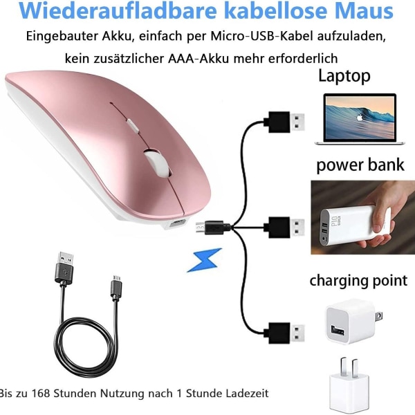 Trådløs Bluetooth-mus for MacBook KLB
