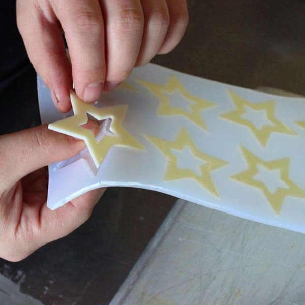 DIY 3D stjerneformet silikoneform, kagedekoration værktøjer cupcake silikone