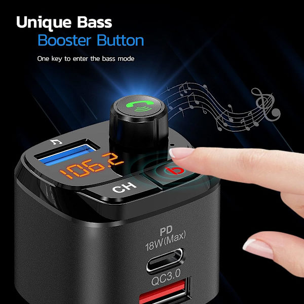 Bluetooth-sändare, trådlös Bluetooth 5.0 trådlös adapter KLB