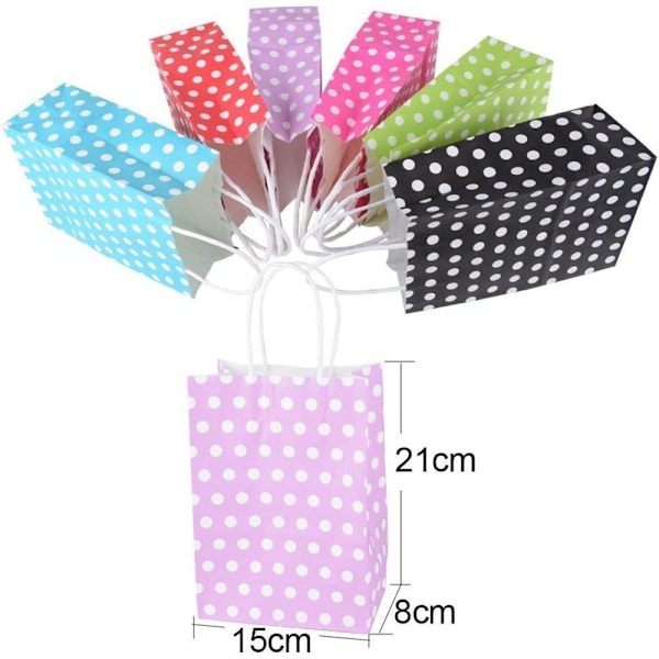 Paket med 30 presentpåsar, presentpåsar, presentpåsar, papperspåsar