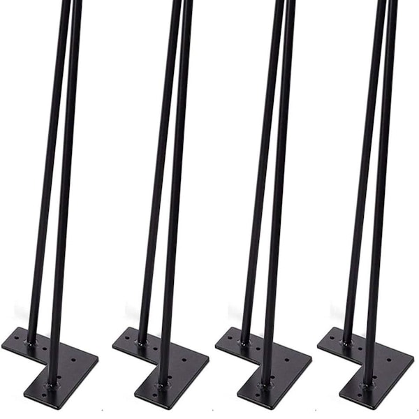 Pöydän jalat 4 tuumaa 4 kappaleen sarja, DIY-huonekalujen metalliset pöydän jalat, jotka sopivat täydellisesti KLB:lle