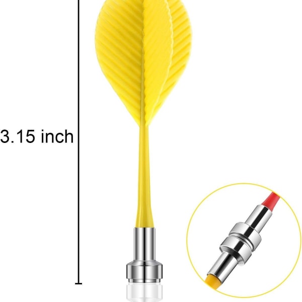 24 stk Magnetiske Dart Sikkerhed Plast Dart Udskiftning Dart KLB