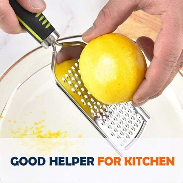3-delt rivejern sæt, ostegnider, parmesanrivejern, citronrivejern