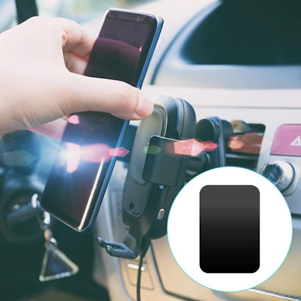 Självhäftande metallplattor för mobila enheter - 6-pack