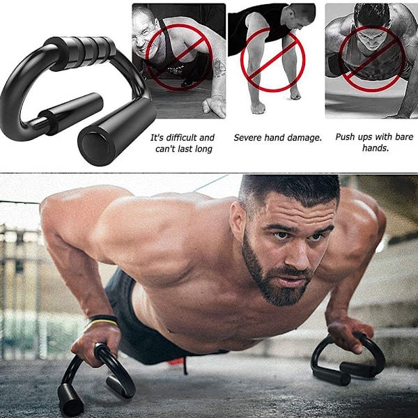 Premium Push Up Handtag Set med 2 Push Up Bar med Elegant Design