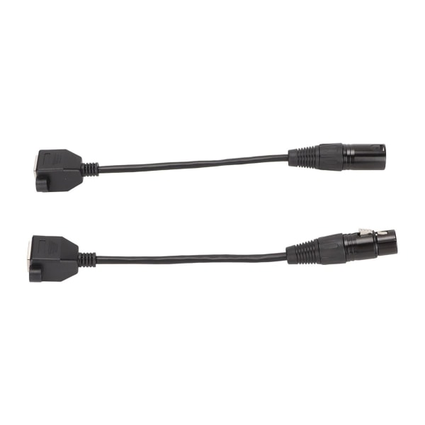 2 st XLR3 till RJ45-kabel 3-stifts Plug and Play XLR-hona KLB