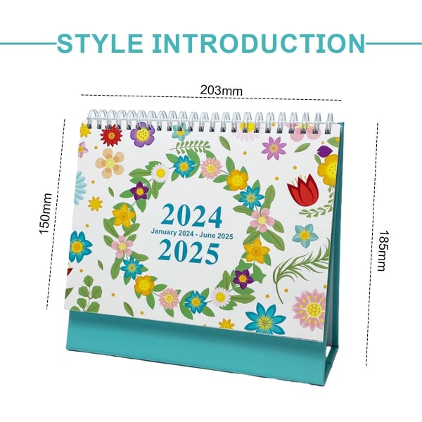 2024 Skrivebords kalender Stående Flip Skrivebords kalender 2024, Januar Style1 KLB
