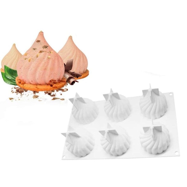Mousse kageform, silikone bageforme til kager, 3D bageform, DIY dessertform