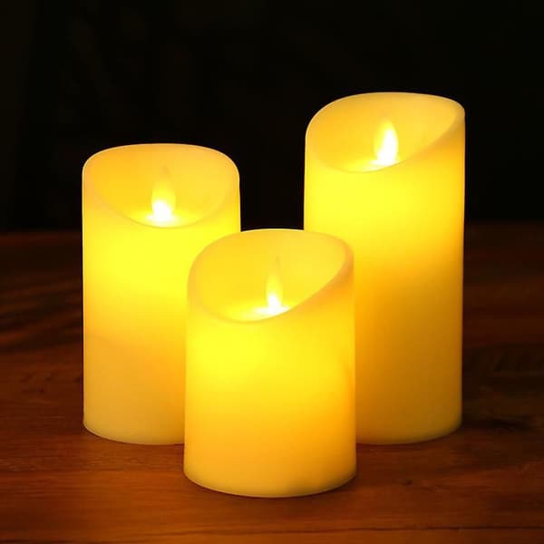 LED-lys, 3-pak varmt hvitt bryllup