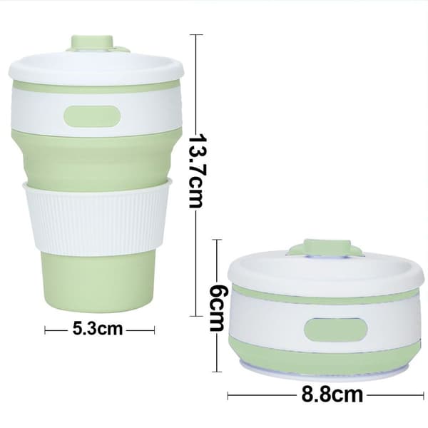 Foldbar kaffekopp, grønn KLB