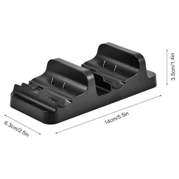 Dobbel ladestasjon for Xboxone håndkontroll trådløs kontroller, svart KLB