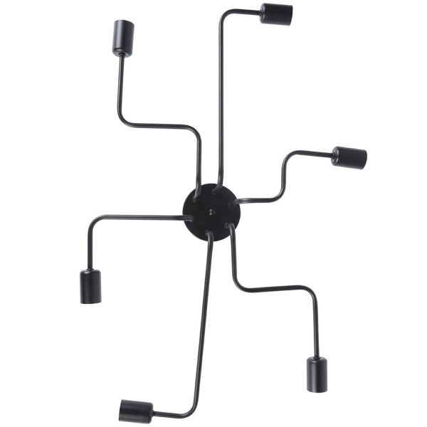 110-240V 6xE27 Retro-stil LED-pendellampe Antiklampe KLB
