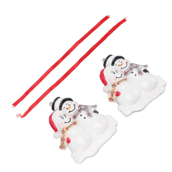 2 st julgran snögubbe hänge snögubbe formad hand KLB