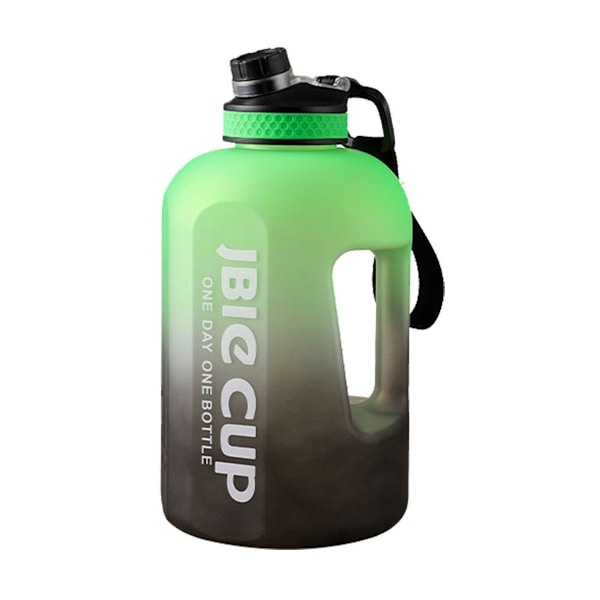 Vattenflaska Tidsmarkör Sugrör Grön 1900ml KLB