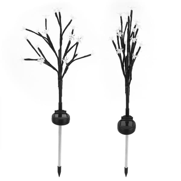 20 LED blomsterformede solcellelamper til haven